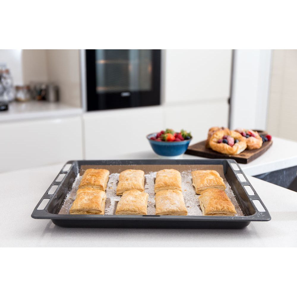 Bake-O-Glide Foglio Da Forno Riutilizzabile Antiaderente, 260°C, Marrone, Tagliabile A Misura, Sostituto Della Carta Da Forno